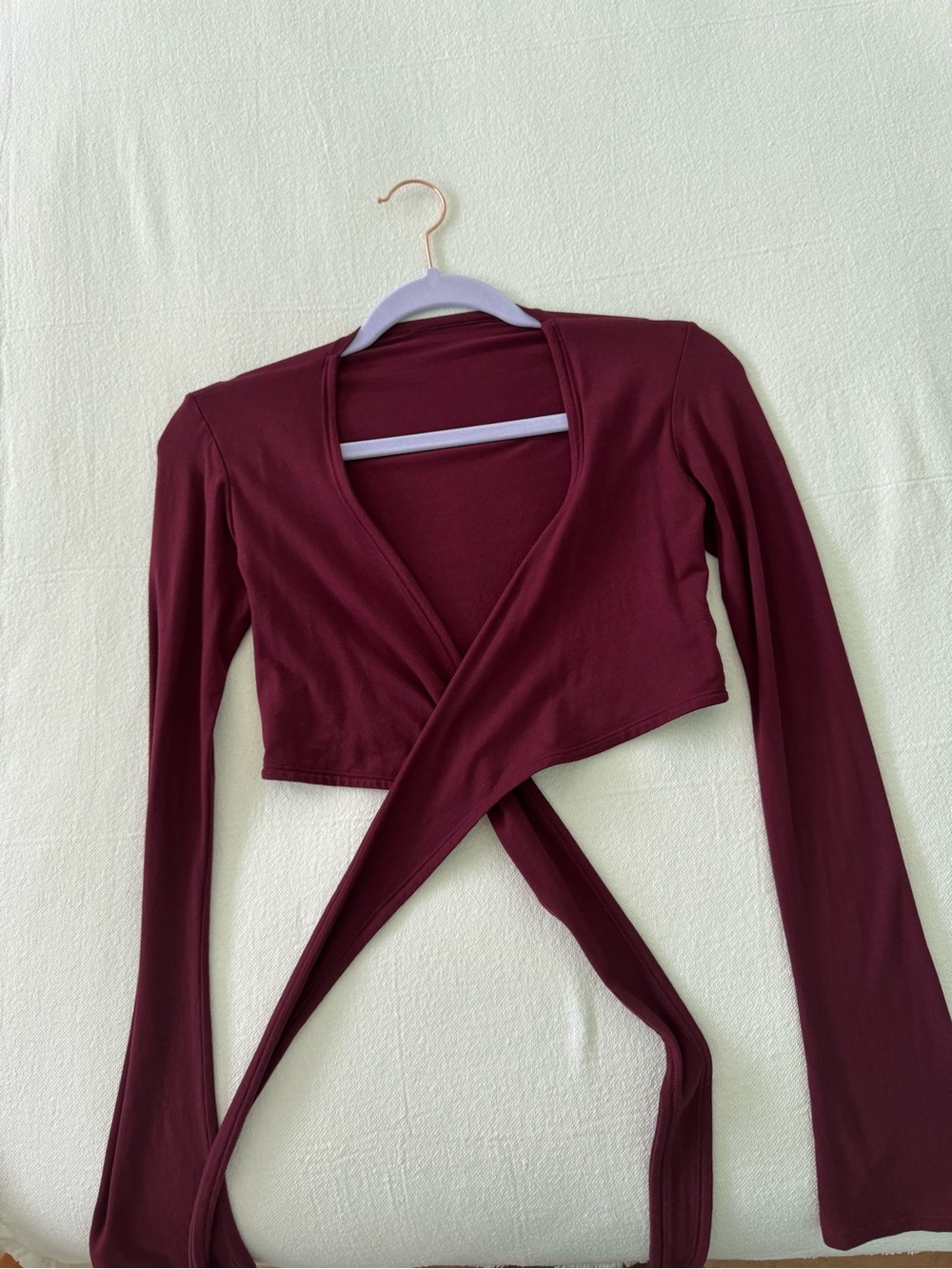 Royal Codes Juliette Crop Top Cherry Stone XS